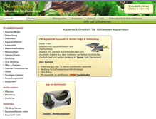 Tablet Screenshot of pm-aquaristik.de
